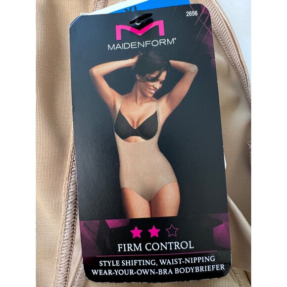 Maidenform Firm Control Shapewear Size XL 14/16 NWT Nude $57 - Picture 3 of 9